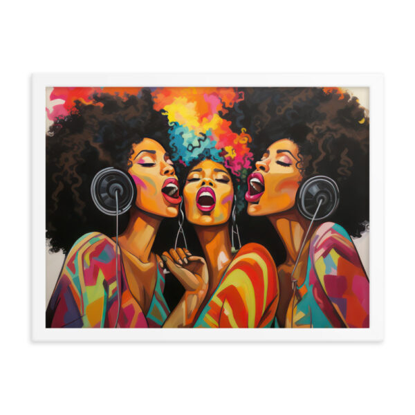Sing Sistas Framed poster